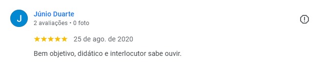 Depoimento de cliente